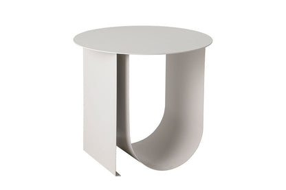 Luxusbetten24 Niko Beistelltisch, Minimalistisches Design, Beige, Wohnzimmer