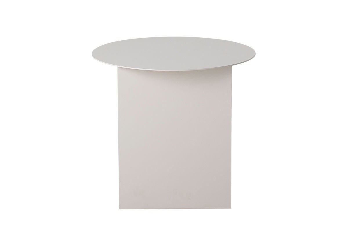 Luxusbetten24 Niko Beistelltisch, Minimalistisches Design, Beige, Wohnzimmer