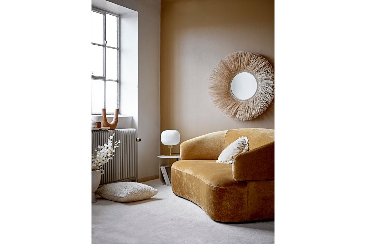Luxusbetten24 Niko Beistelltisch, Minimalistisches Design, Beige, Wohnzimmer