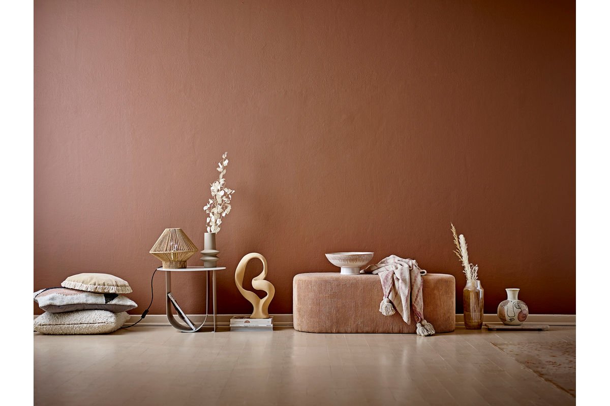 Luxusbetten24 Niko Beistelltisch, Minimalistisches Design, Beige, Wohnzimmer