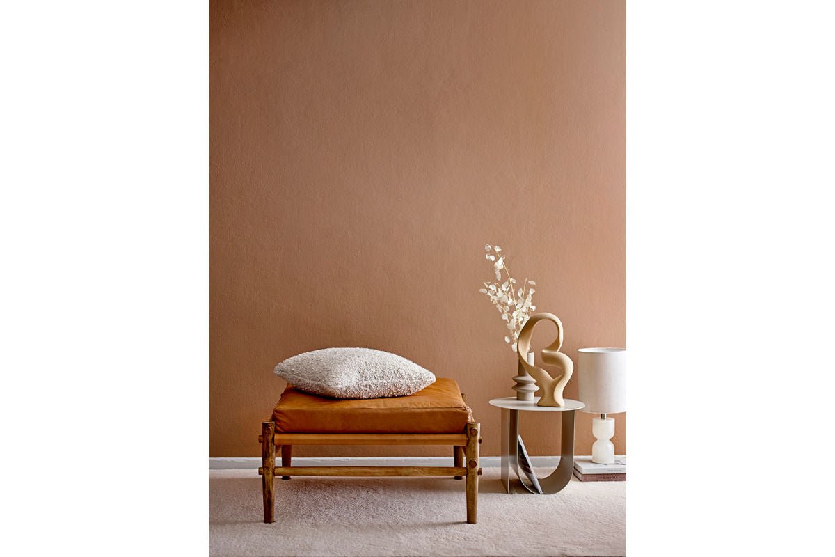 Luxusbetten24 Niko Beistelltisch, Minimalistisches Design, Beige, Wohnzimmer
