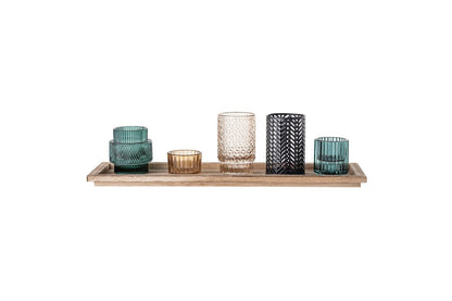 Teelicht-Set Dublin – Glas In Verschiedenen Tönen