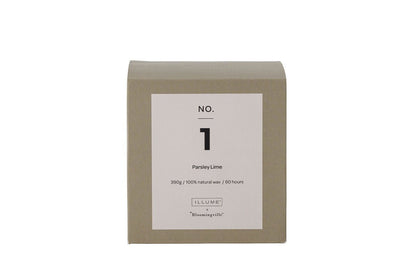 Verde Duftkerze Parsley Lime Grün – Natürliches Wachs, 210 g