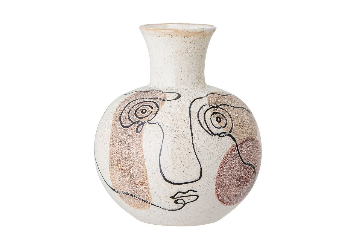Luxusbetten24 Fineline Vase aus Steingut Design