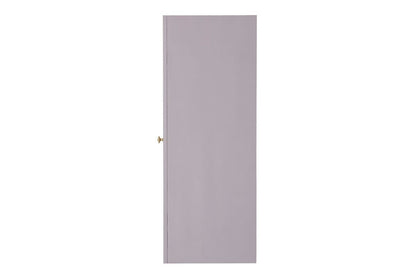 Luxusbetten24 Wandschrank Lana Violett Holz Kabinett mit Messinggriff Musterfront