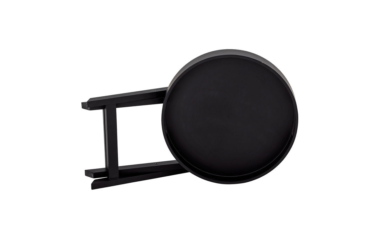 Luxusbetten24 Sora Beistelltisch Holztablett Modern Elegantes Schwarz