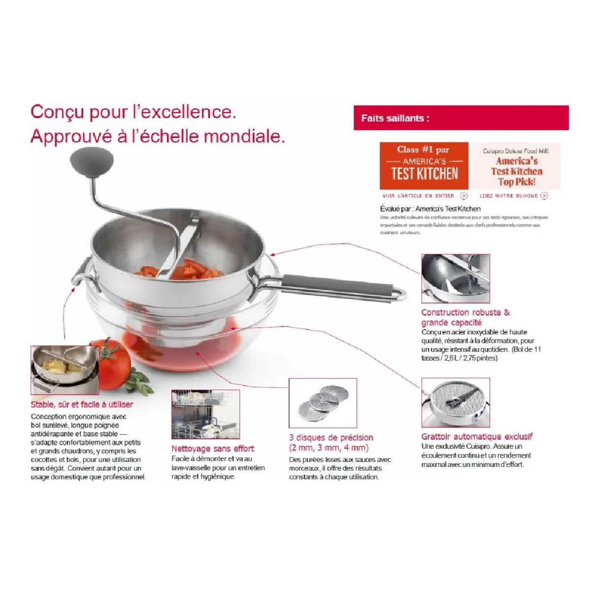 Moulin à Légumes Deluxe Cuisipro Acier MKR00015488572