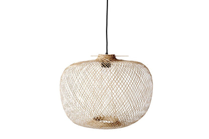 Luxusbetten24 Balisystle Pendelleuchte aus Bambusgeflecht, Braun
