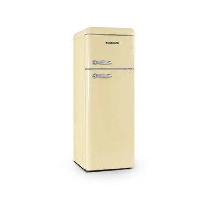 Schneider SCDD208VCR Refrigerador Crema 206 L Puertas Dos