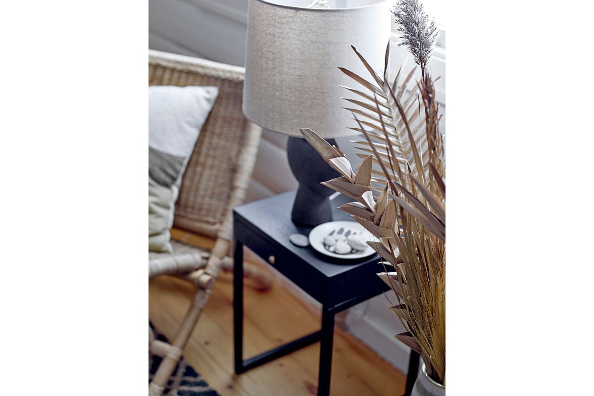Savage Tischlampe Matt Schwarz Terrakotta Design Modern Leuchte