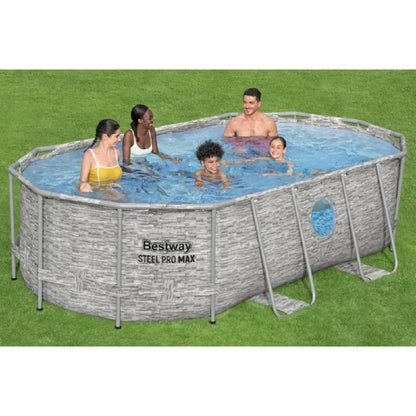 Bestway Steel Pro MAX Piscina Tubular Ovale 427x250x100 cm