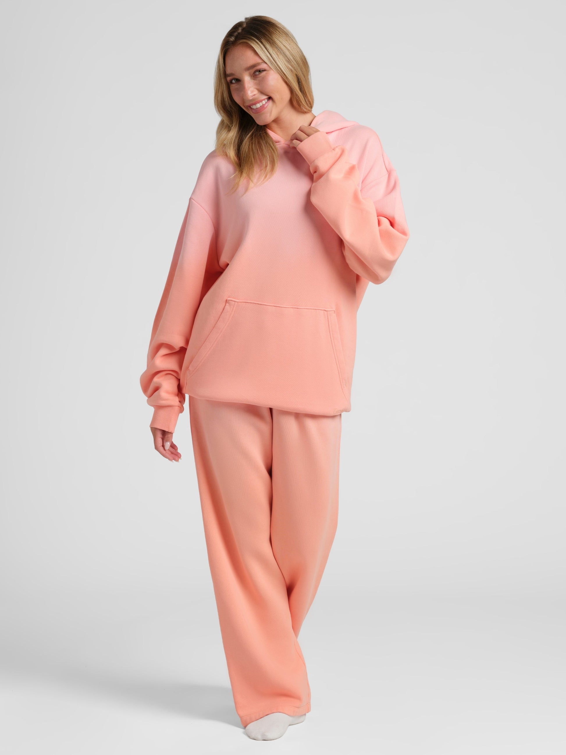 Comfrt Sunwashed Hoodie 100% Baumwolle Oversized Garment Dyed Sommer