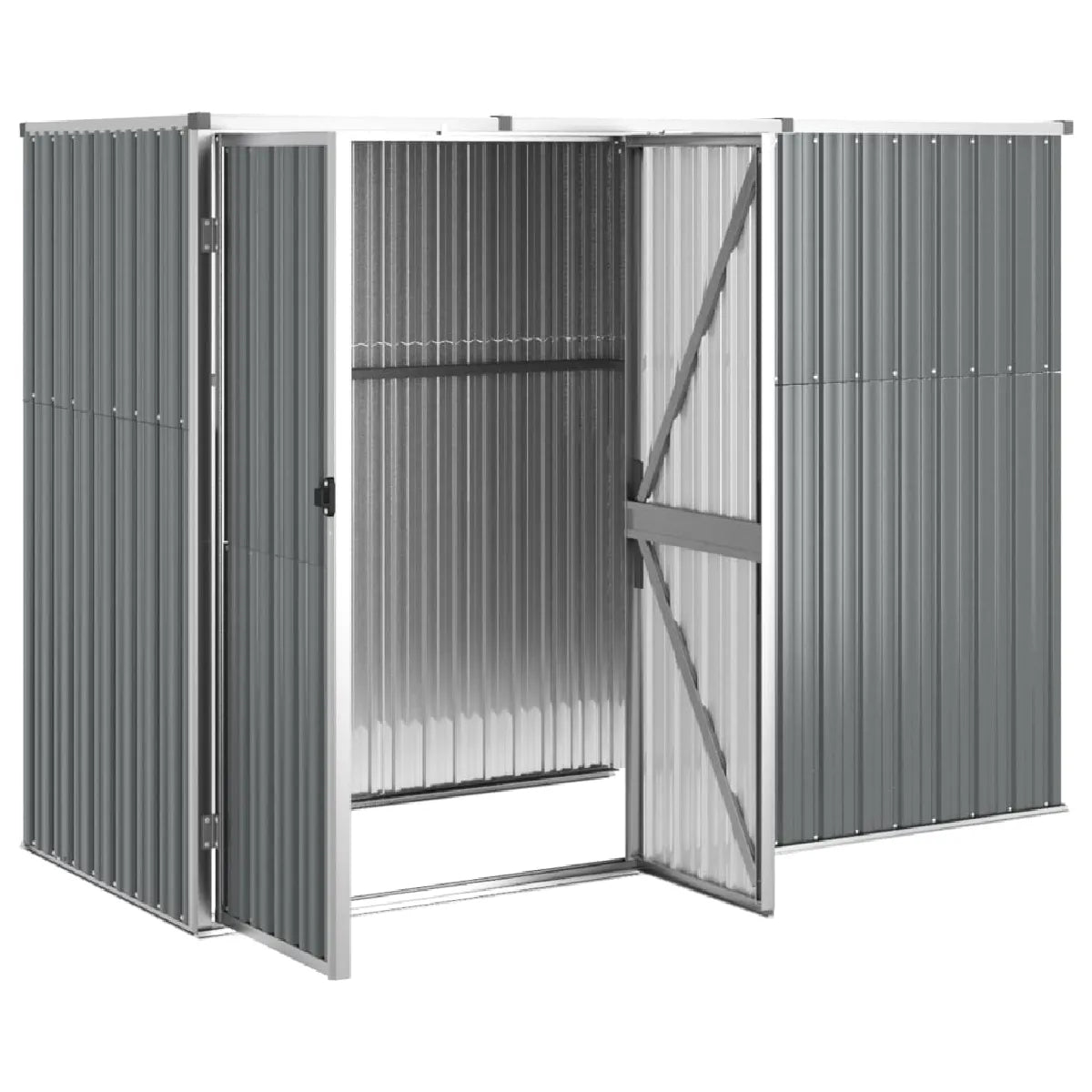 Abri Jardin Métal Gris MKR00008363900