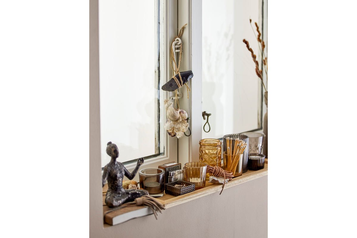 Luxusbetten24 Brown Signature Teelichthalter Set 9‑teilig inkl. Tablett