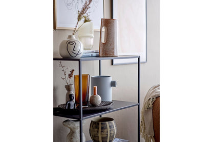 Luxusbetten24 Vase Azura Steingut Blau Handgefertigt Elegante Dekoration