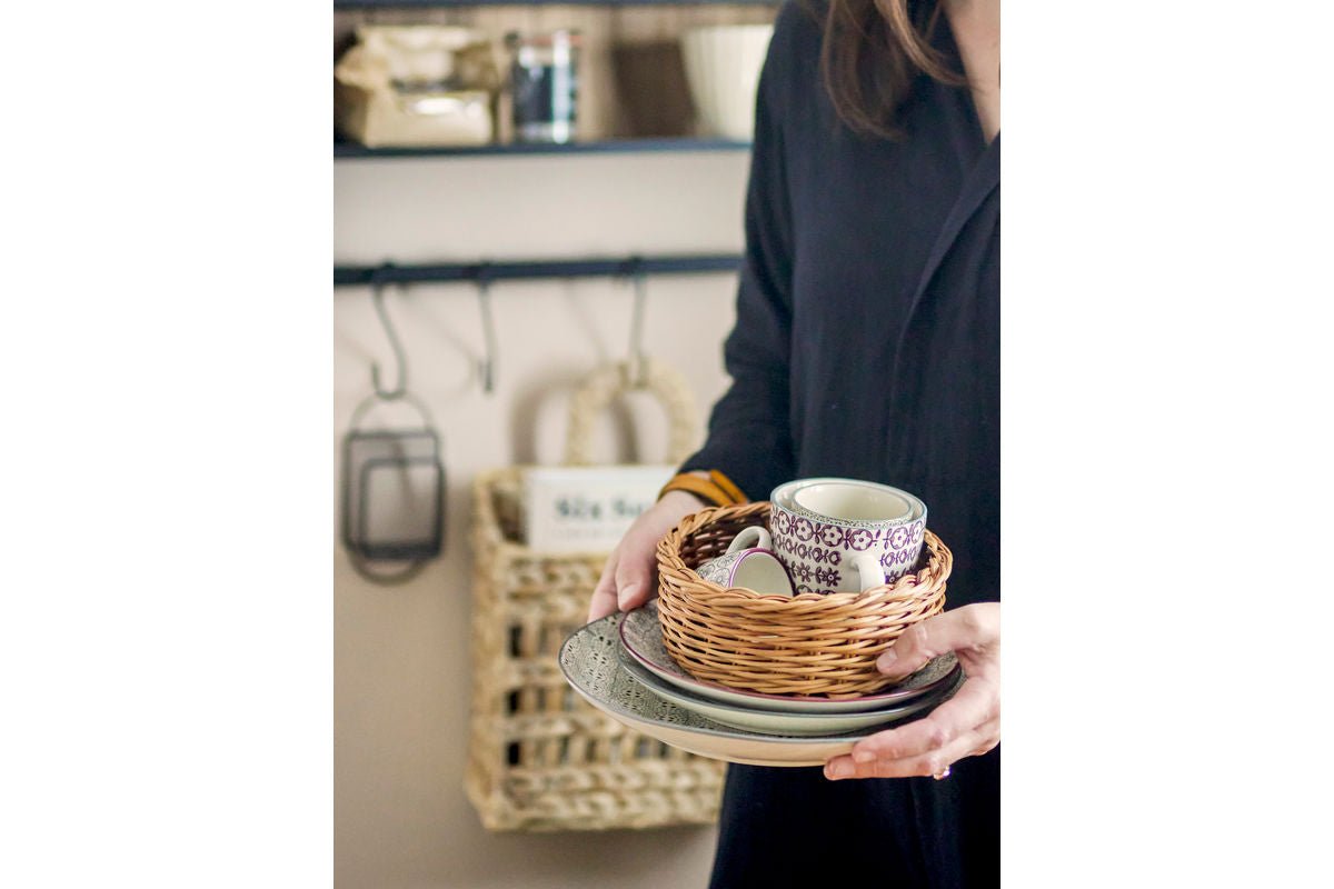 Teller Solune aus Steingut gefertigt 4er Set
