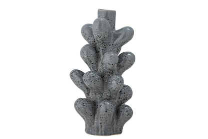 Luxusbetten24 Corale Cliff Keramik Vase Grau