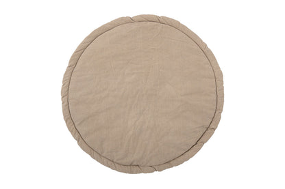 Spielmatte Nila – gestrickte Baumwollmatte mit Tiermotiv