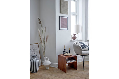 Luxusbetten24 Calma Schale Marmor Sandfarbe Elegant Design, Naturton