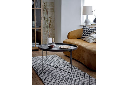 Luxusbetten24 Calma Schale Marmor Sandfarbe Elegant Design, Naturton