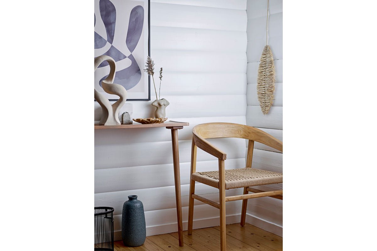 Luxusbetten24 Calma Schale Marmor Sandfarbe Elegant Design, Naturton
