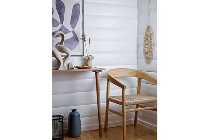 Luxusbetten24 Calma Schale Marmor Sandfarbe Elegant Design, Naturton