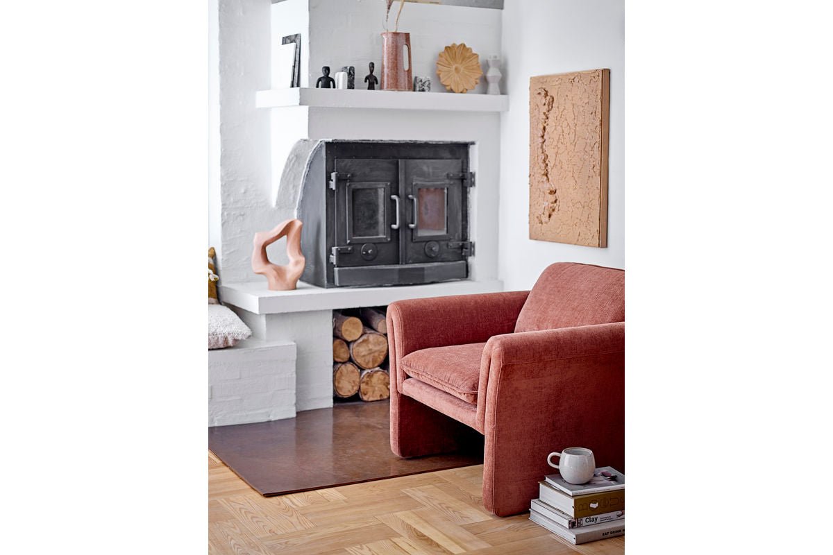 Luxusbetten24 Calma Schale Marmor Sandfarbe Elegant Design, Naturton