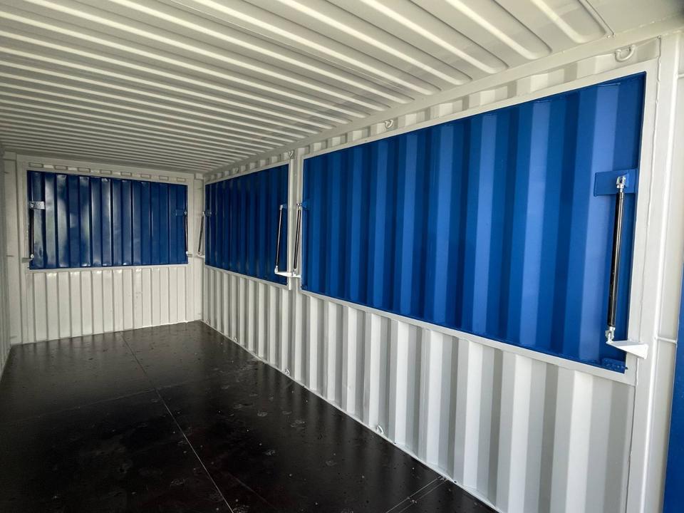 Contenedores Ejido Contenitore Bar Blu 20 Piedi