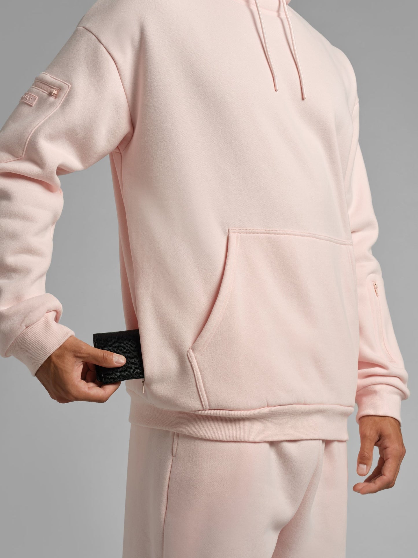 Comfrt Airplane Mode Travel Hoodie mit integrierter Augenmaske