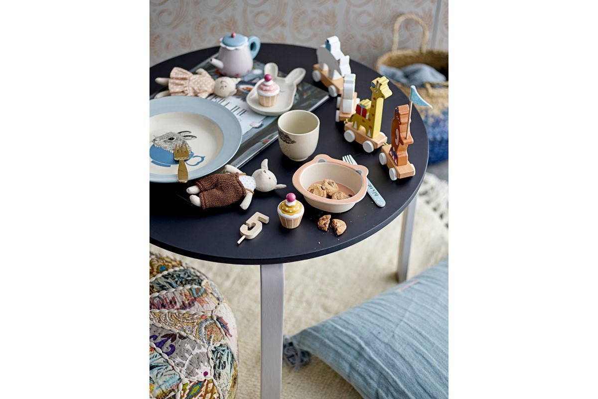 Luxusbetten24 Ariel Spielset Buntes Teeservice mit Tablett und Cupcakes