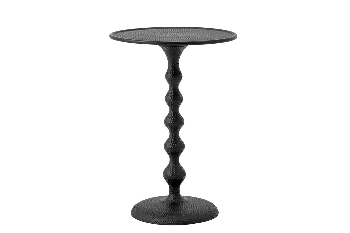 Luxusbetten24 Varo Beistelltisch Schwarz Aluminium