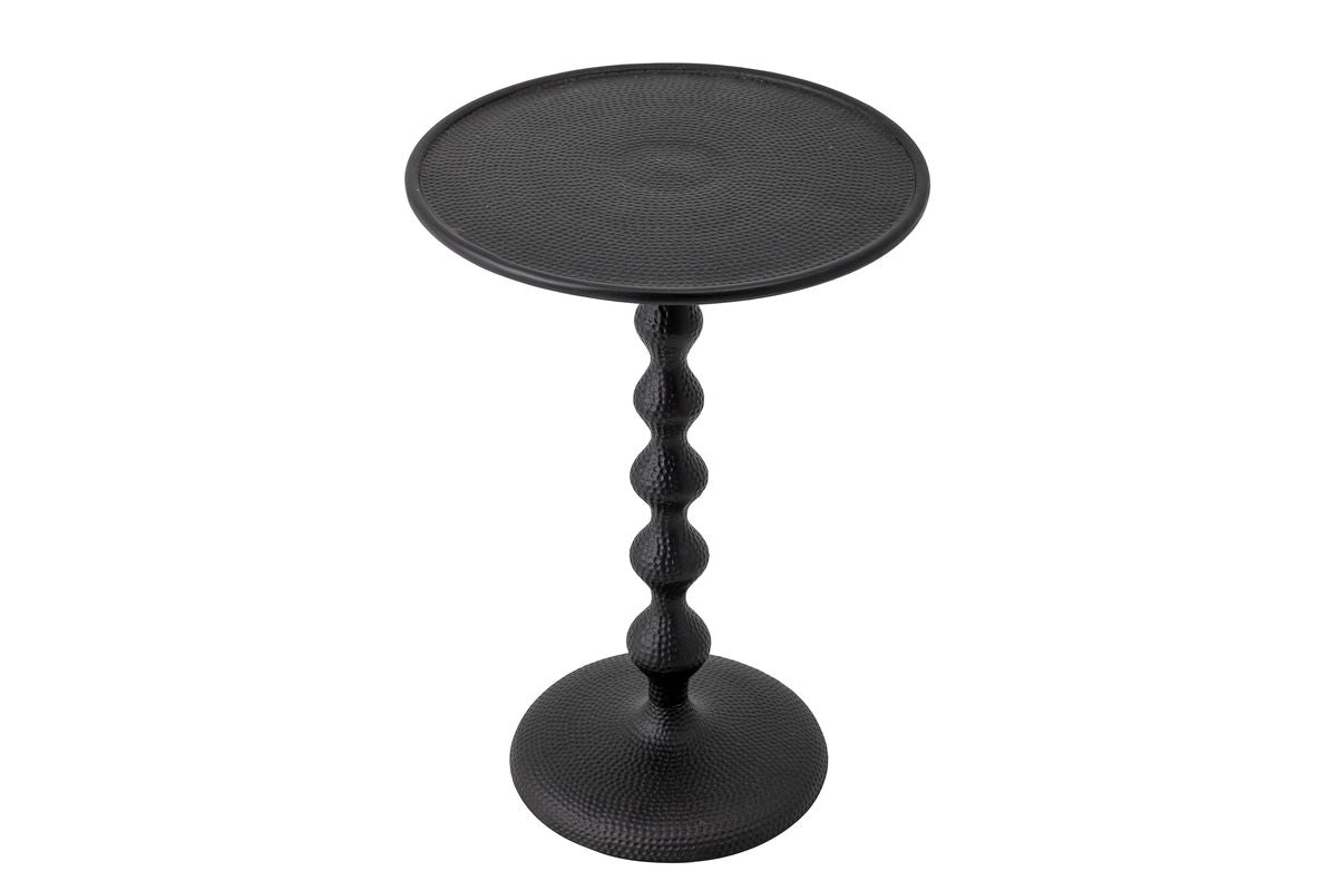 Luxusbetten24 Varo Beistelltisch Schwarz Aluminium