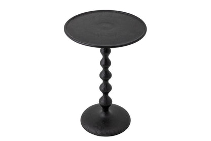 Luxusbetten24 Varo Beistelltisch Schwarz Aluminium