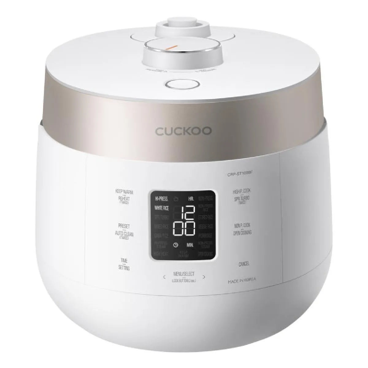 Cuckoo Arrocera 1,8 L Gris Urban‑Grey con Tecnología Twin Pressure
