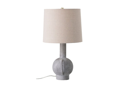 Luxusbetten24 Greyli Tischlampe Terrakotta Grau