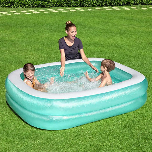 Bestway Piscina Inflable Rectangular 201x150x51 Cm Azul