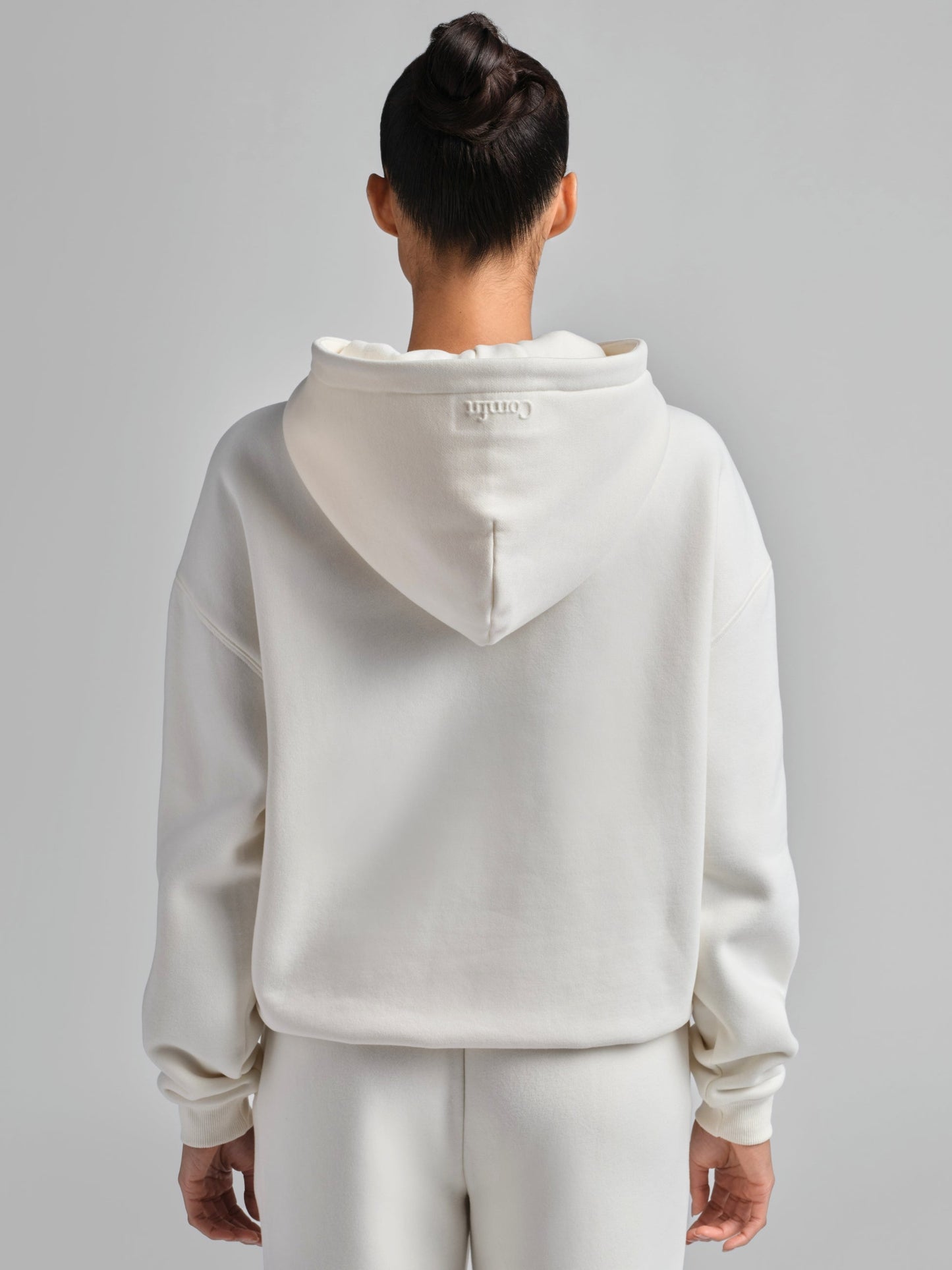 Comfrt Basic Crop Zip Hoodie CloudTouch