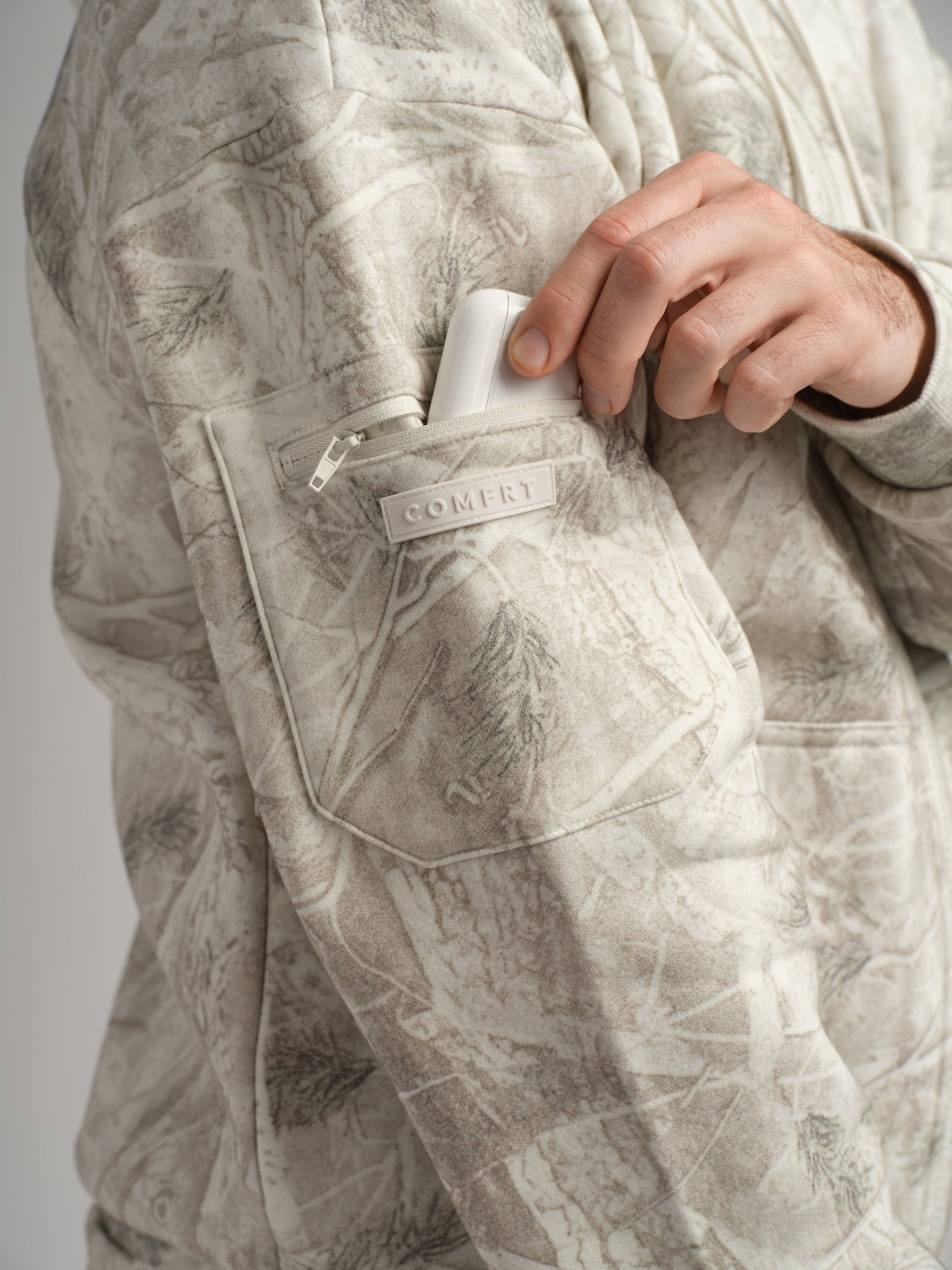 Comfrt Airplane Mode Travel Zip Hoodie