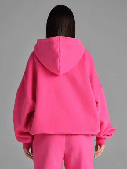 Comfrt Cloud Zip Hoodie Oversized Unisex Cotton Comfort