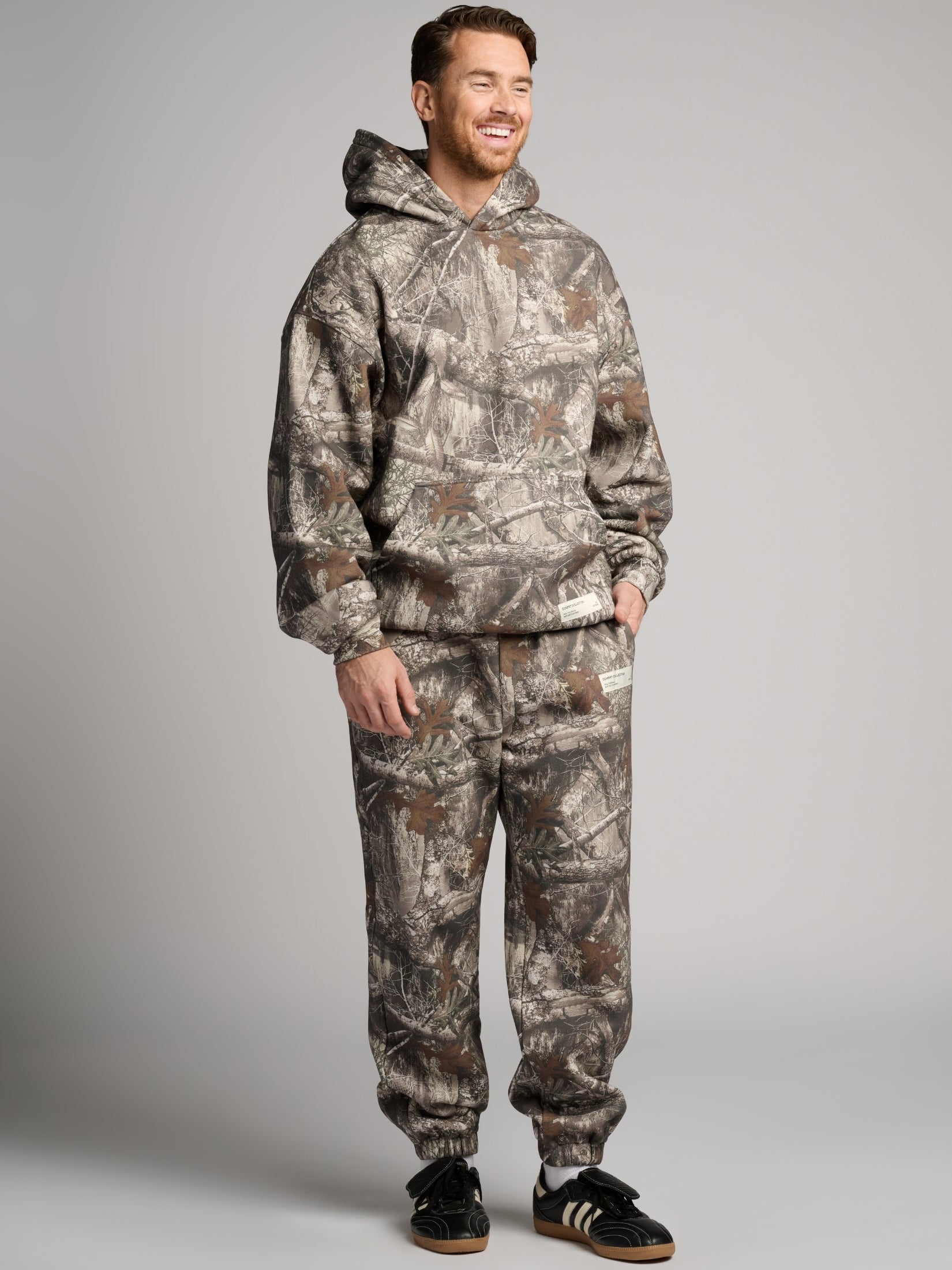 Comfrt Camo Kapuzenpullover Schweres Weiches Camouflage Design Unisex