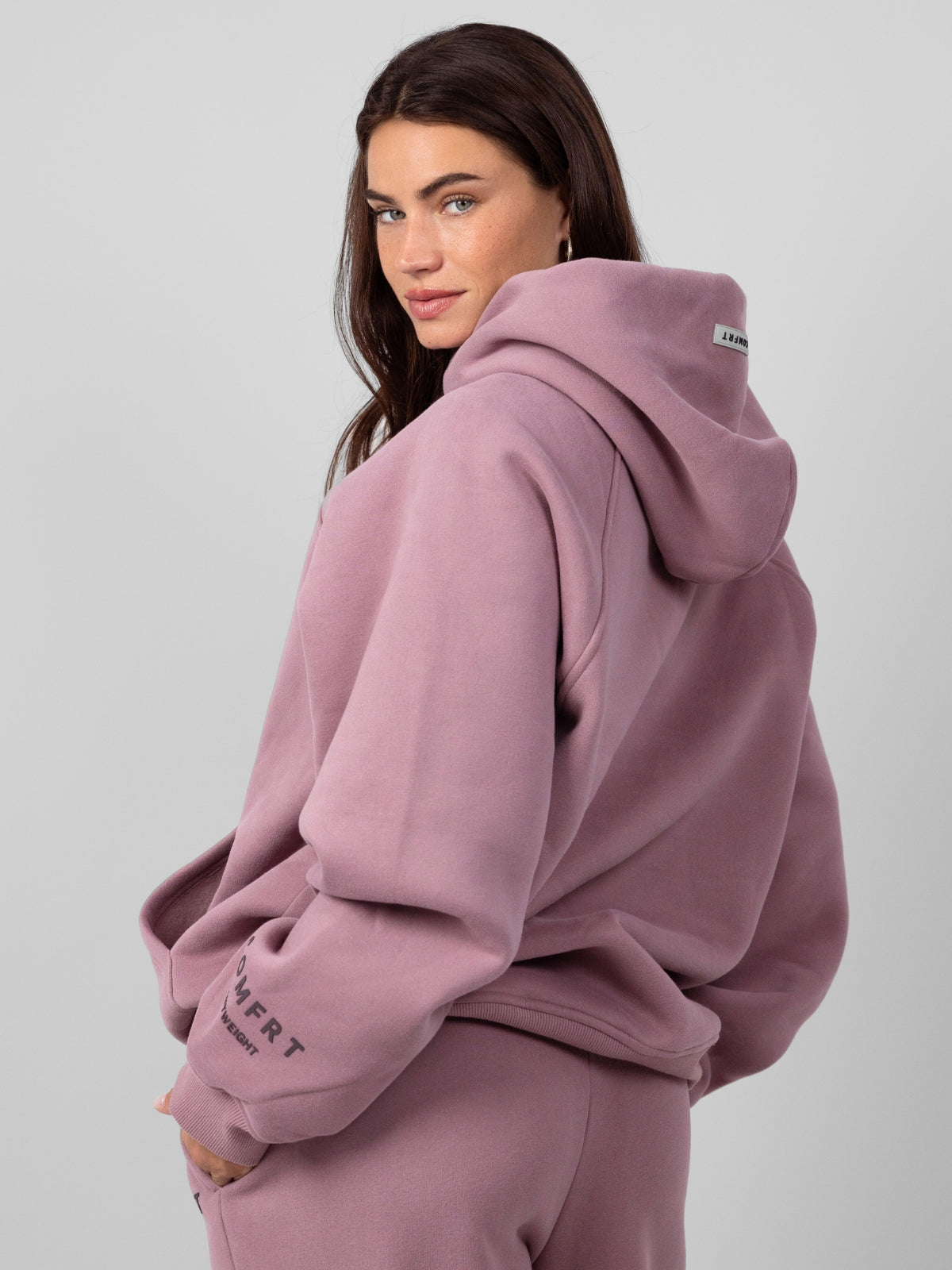 Comfrt Tranquil Hoodie Unisex Gewichtet Oversized Entspannend Komfort