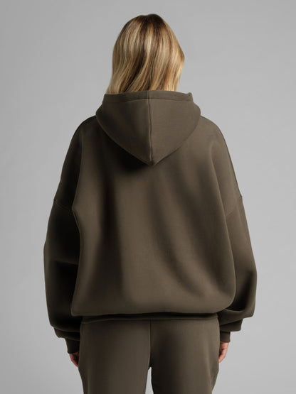 Comfrt Cloud Zip Hoodie Oversized Unisex Cotton Comfort
