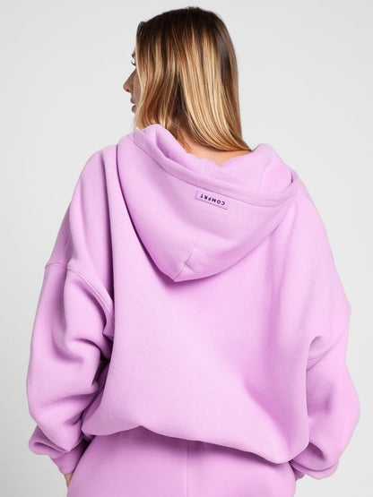 Comfrt Pastel Zip Hoodie CloudTouch Fleece