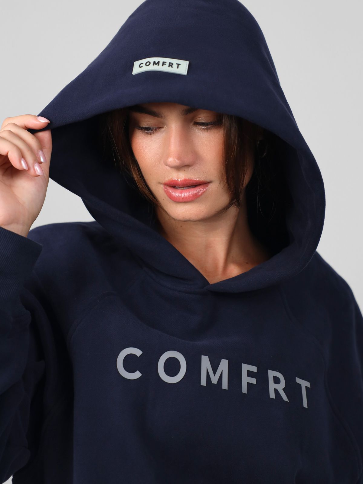 Comfrt Tranquil Hoodie Unisex Gewichtet Oversized Entspannend Komfort