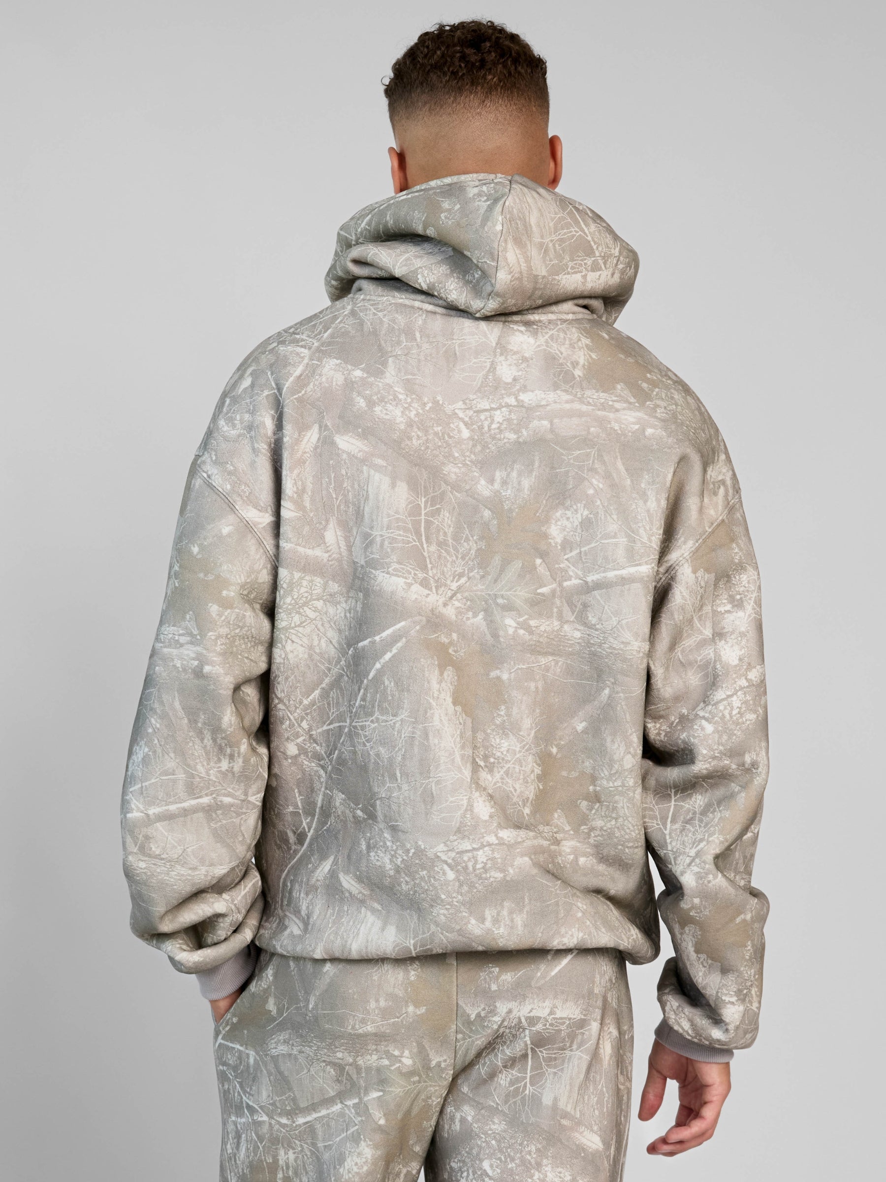 Comfrt Camo Zip Hoodie CloudTouch Fleece Oversized Unisex