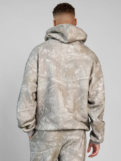 Comfrt Camo Zip Hoodie CloudTouch Fleece Oversized Unisex