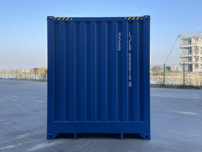 Contenedores Ejido Contenitore Marittimo 40’ Open Side Blu Lato Aperto