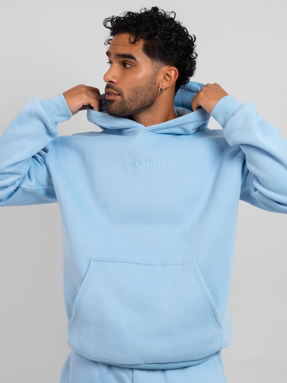 Signature Unisex Hoodie CloudTouch Heavyweight Oversized Soft Kängurutasche
