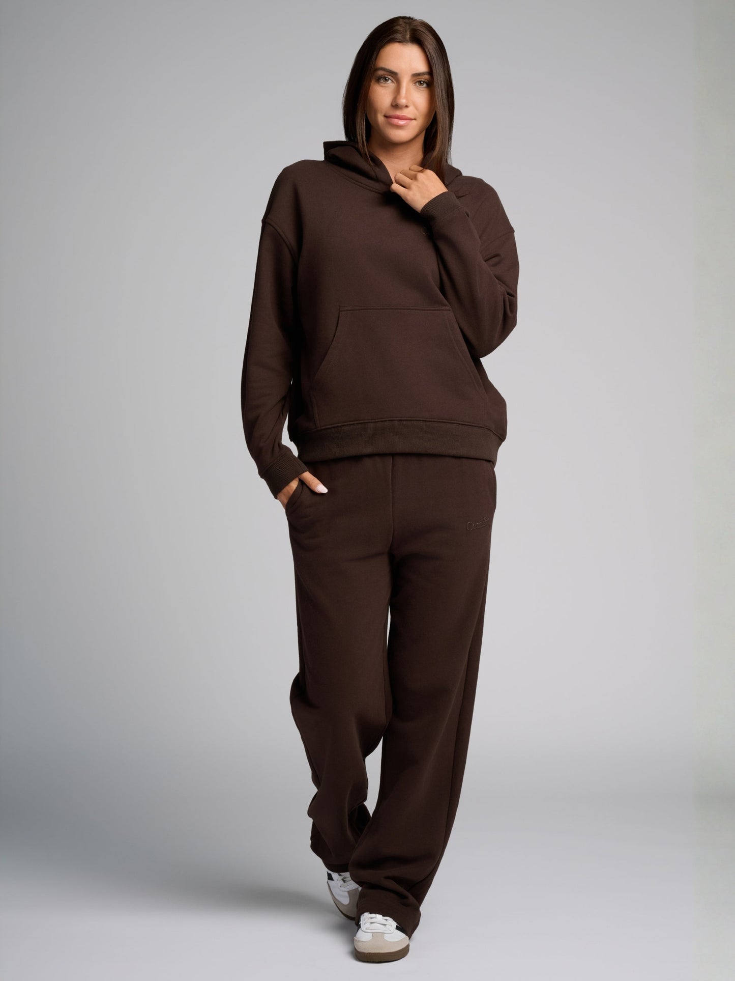 Comfrt Halo Leichtes Crop Hoodie Super Soft Baumwollmischung