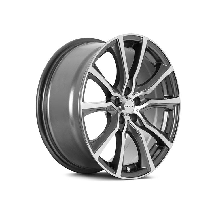 Gunmetal with Machined Face Custom Wheels 2924